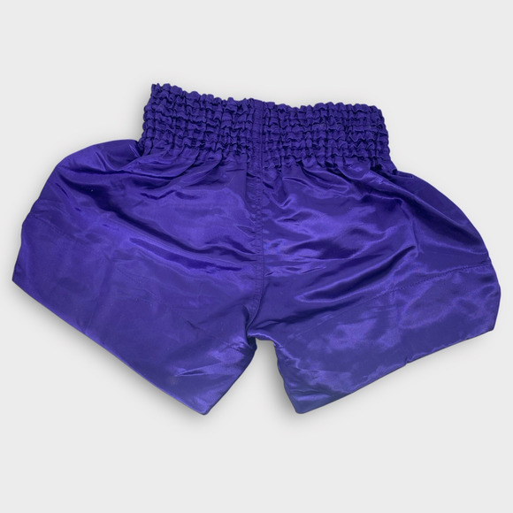 Namazu Muay Thai Kickboxing Boxing Shorts Purple Gold Halloween Costume S - Picture 2 of 6